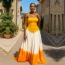 Tie Dye Printed Maxi Dress