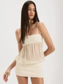 Spaghetti Strap Backless  Mini Dress  Elegant Chiffon  Sleeveless    Dress