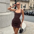 Sleeveless Elegant Pleated Mini Dress