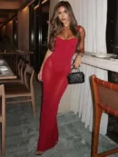 Bodycon Sleeveless Maxi Dress