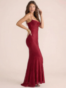 Spaghetti Strap Elegant Bodycon Maxi Dress