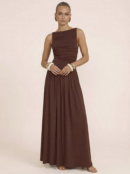 Elegant Sleeveless Bodycon Maxi Dress