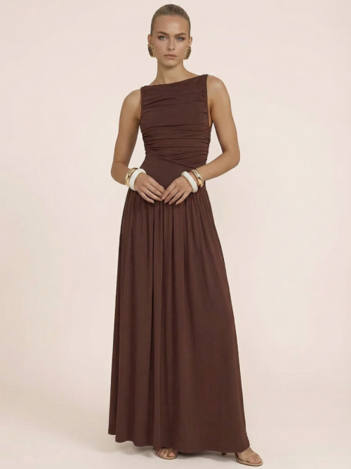 Elegant Sleeveless Bodycon Maxi Dress