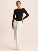 Long Sleeve Backless Maxi Dress