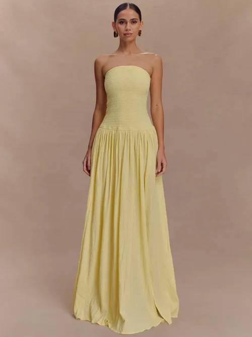 Off-shoulder Strapless Sexy Dress