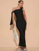 One Shoulder Bodycon Maxi Dress